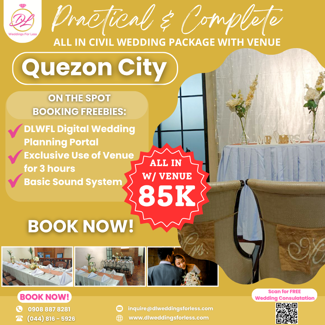 Civil All-in Wedding Package (Quezon City)