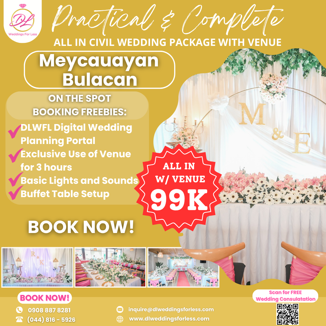 Civil All-in Wedding Package (Meycauayan Bulacan)